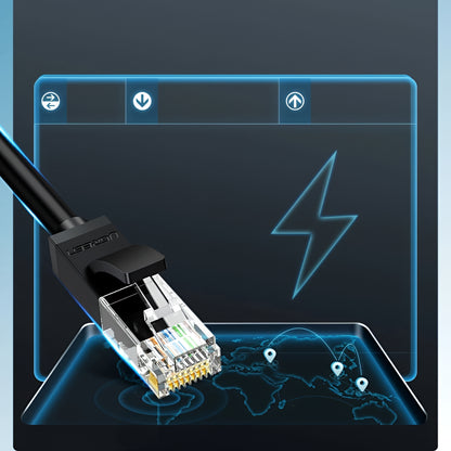 Mrežni kabl UGREEN NW102, UTP, Cat6, 15m, Crni