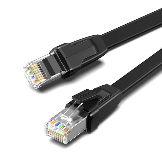 Network Cable UGREEN NW134 Flat, UTP, Cat8, 1m, Black 
