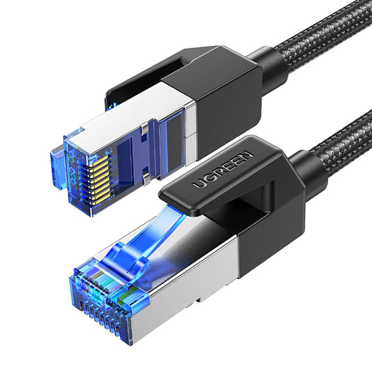 Network Cable UGREEN NW153, UTP, Cat8, 1.5m, Black 
