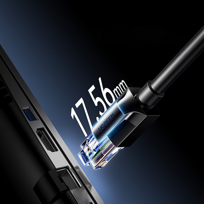 Mrežni kabl UGREEN NW316, UTP, Cat6, 8m, Crni