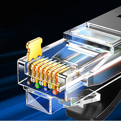 Mrežni kabl UGREEN NW316, UTP, Cat6, 8m, Crni