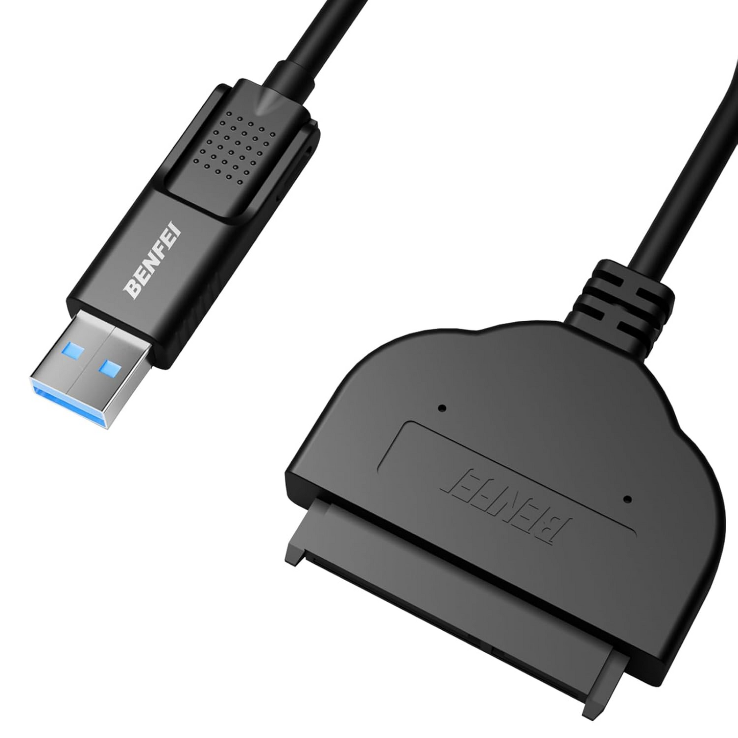 SATA kabl Benfei, USB-A 3.0 / USB-C - SATA III, 0.27m, Crna