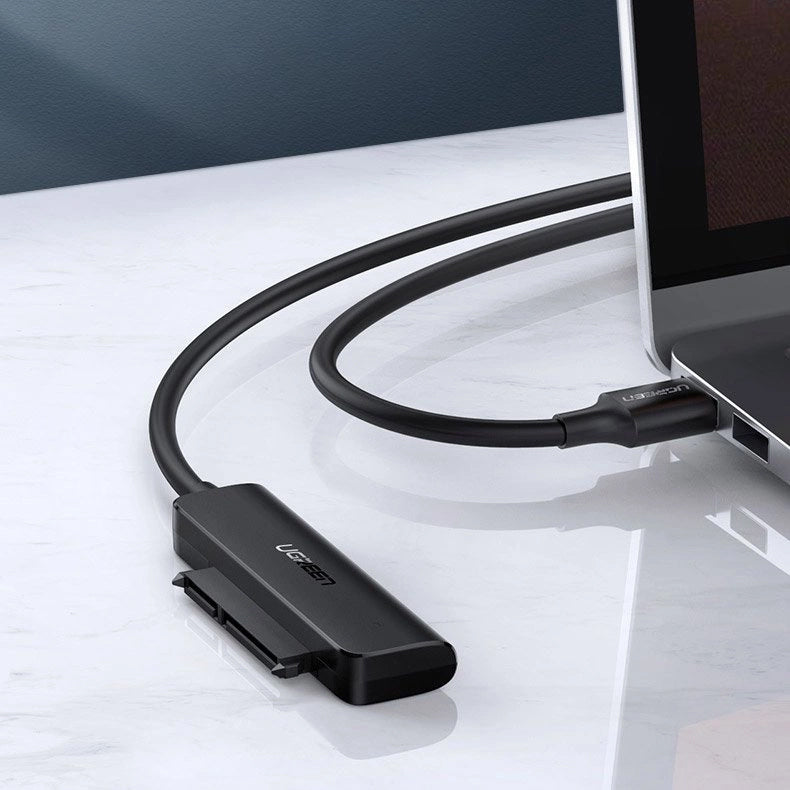 Kabel UGREEN CM321, USB-A 3.0 - SATA 2.5 inča, 0.5m, Crni
