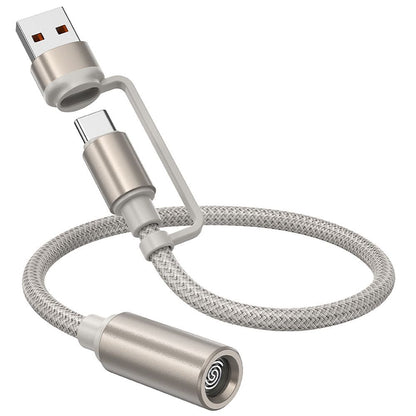 Upaljač HOCO UA38B, USB-C / USB-A, 0.3m, Zlatni
