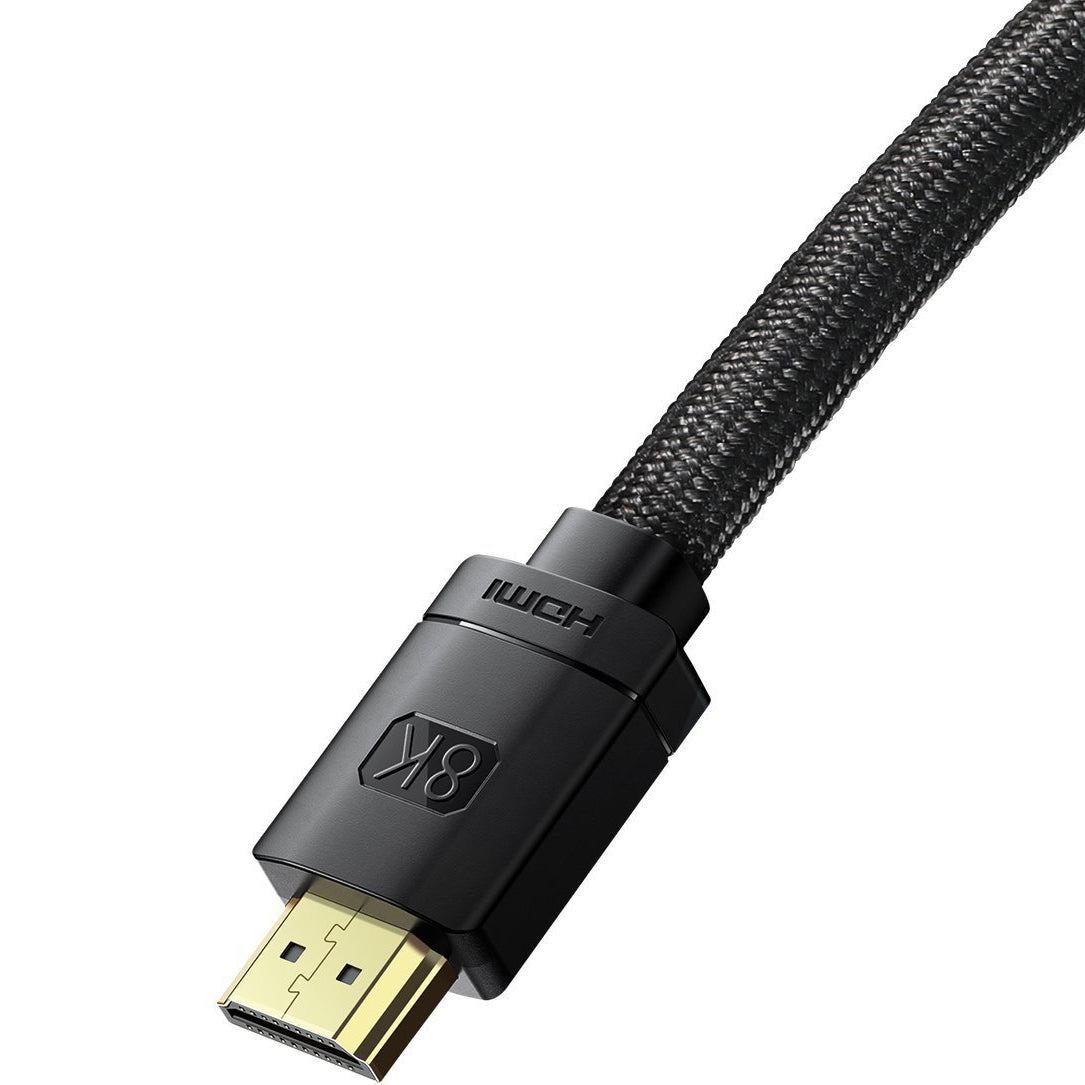 Video kabl Baseus visoke definicije, HDMI - HDMI, 8K, 2m, Crni CAKGQ-K01