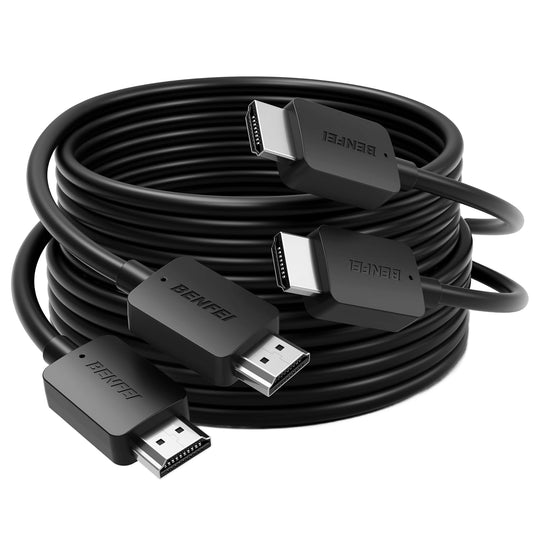Video kabl Benfei, HDMI - HDMI, 8K, 1.8m, Set 2 komada, Crna