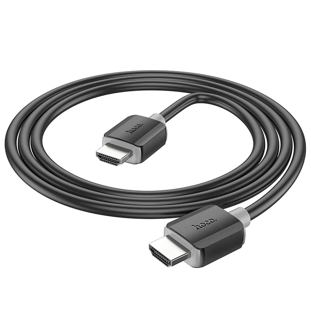 Video kabl HOCO US08, HDMI - HDMI, 4K, 2m, Crna