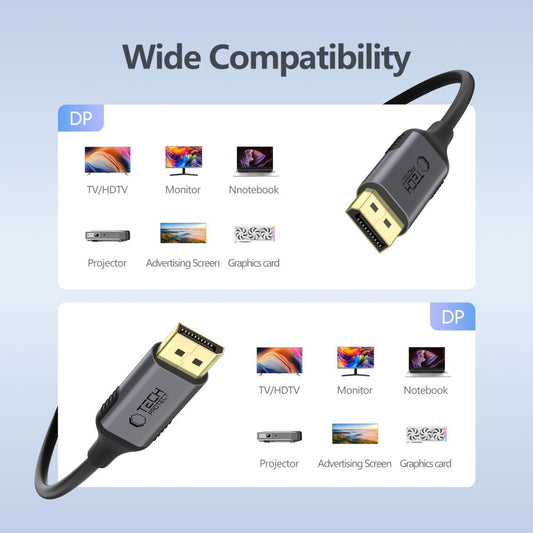 Video kabl Tech-Protect Ultraboost, DisplayPort - DisplayPort, 4K, 2m, Crni
