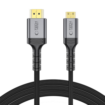 Video kabl Tech-Protect Ultraboost 2, miniHDMI - HDMI, 8K, 2m, Crna
