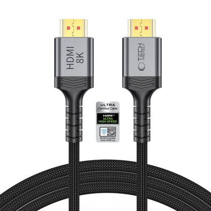 Video kabl Tech-Protect Ultraboost 2, HDMI - HDMI, 8K, 2m, Crna