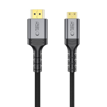 Video kabl Tech-Protect Ultraboost 2, miniHDMI - HDMI, 8K, 2m, Crna