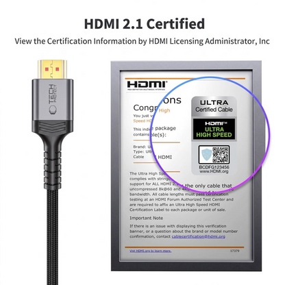 Video kabl Tech-Protect Ultraboost 2, HDMI - HDMI, 8K, 2m, Crna
