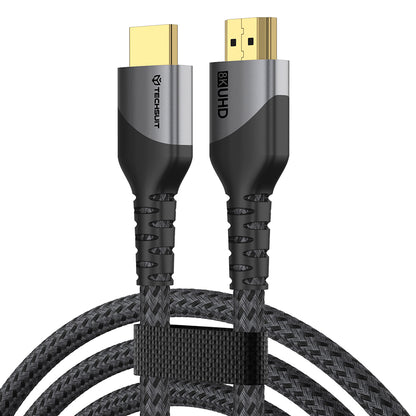 Video kabl Techsuit NexusVision Pro CX3, HDMI - HDMI, 8K, 2m, Siva
