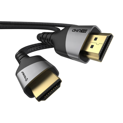 Video kabl Techsuit NexusVision Pro CX3, HDMI - HDMI, 8K, 2m, Siva