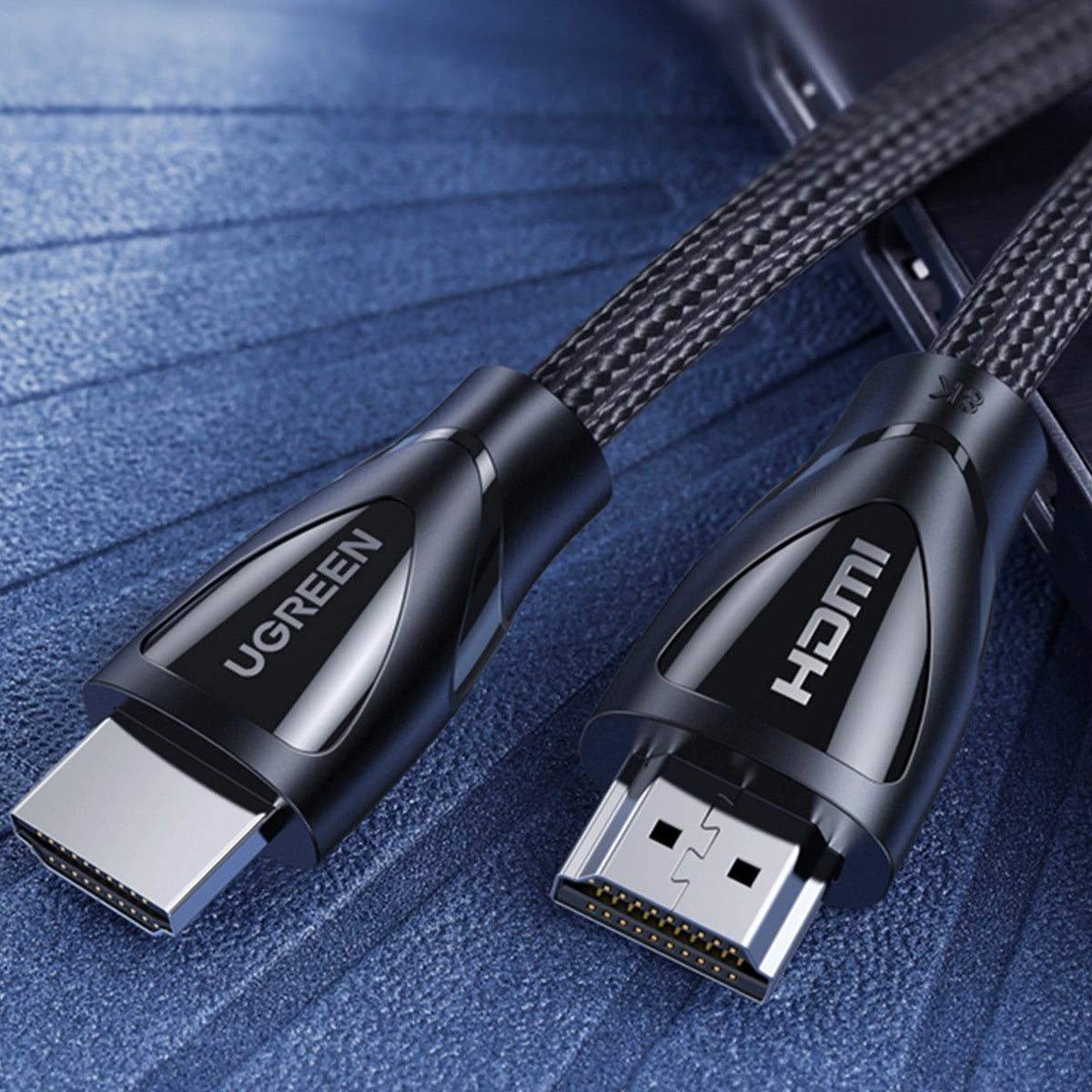 Video kabl UGREEN HD140, HDMI - HDMI, 8K, 1m, Crna
