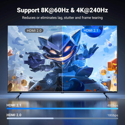 Video kabl Ugreen HD140 (80405), HDMI - HDMI, 5m, Crni