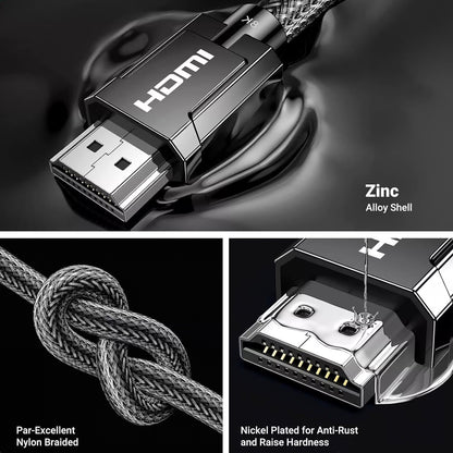 Kabl za video UGREEN, HDMI - HDMI, 8K, 1.5m, Crni