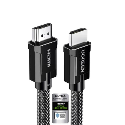 Kabl za video UGREEN, HDMI - HDMI, 8K, 1.5m, Crni