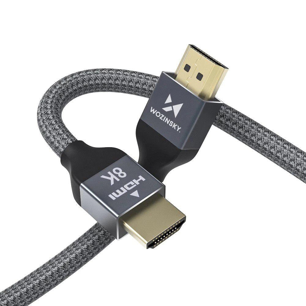 Video kabl WZK Ultraboost, HDMI - HDMI, 8K, 3m, Sivi WHDMI-30
