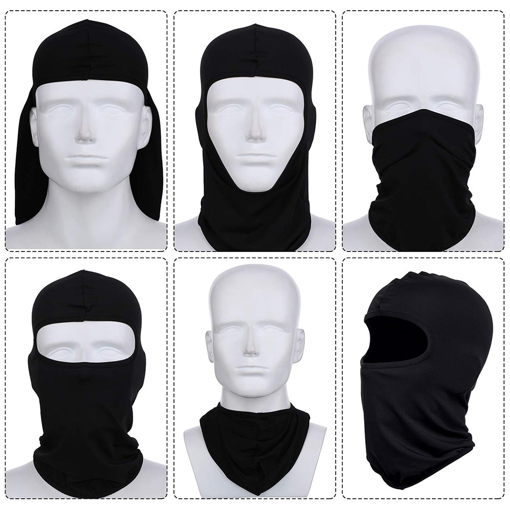 Ski Balaklava Unisex Techsuit BLC1, Crna