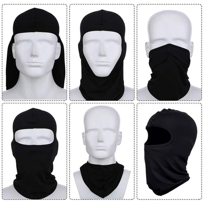 Ski Balaklava Unisex Techsuit BLC1, Crna