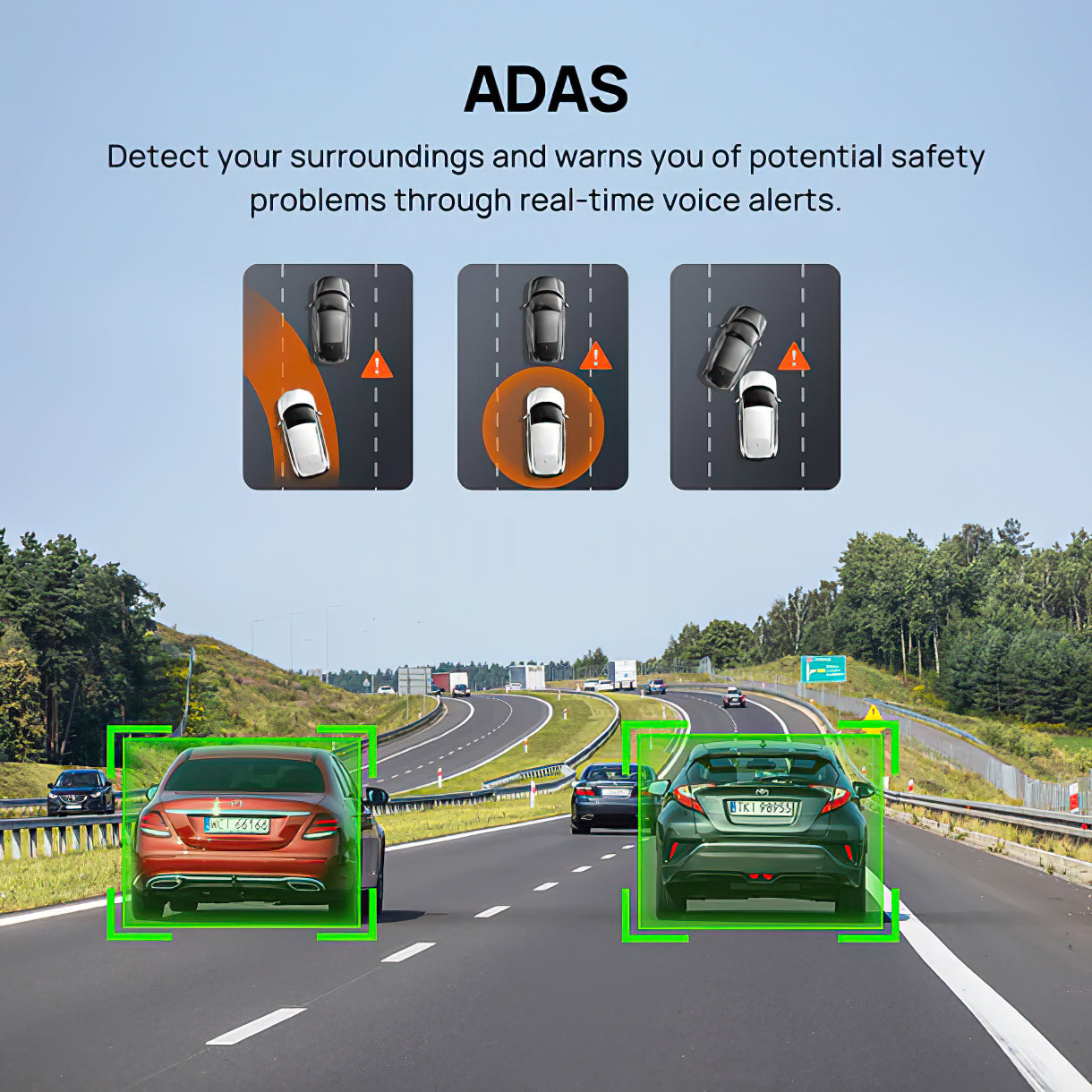 Auto Kamera 70mai Dash Cam A510, 3K, GPS, Wi-Fi, Ekran 2 inča 2AOK9-A510