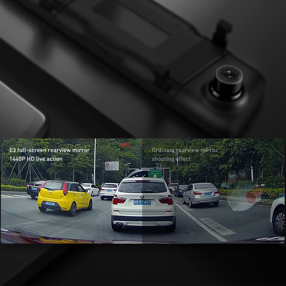 Kamera Auto Prednja Zadnja DDPAI mola E3, 2K, Wi-Fi