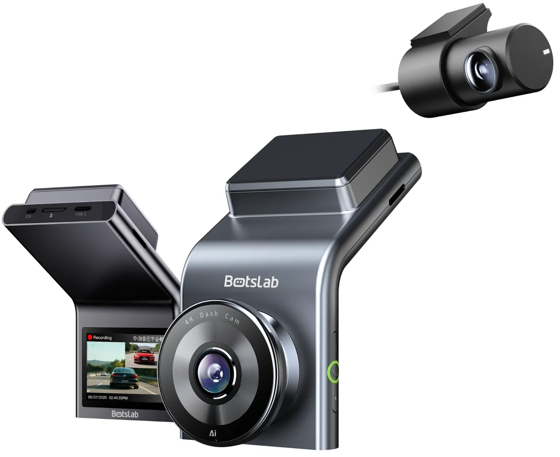 Auto kamera prednja i zadnja Botslab G300H Plus, 4K, Wi-Fi, GPS, Ekran 2.4 inča