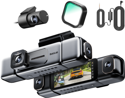Auto kamera prednja i zadnja Botslab G980H 4CH, 3K, Wi-Fi, GPS, Ekran 3.18 inča