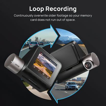 Auto kamera napred/nazad 70mai Dash Cam A510, 3K, GPS, Wi-Fi, Ekran 2 inča