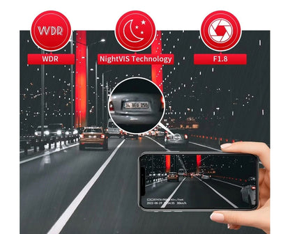 Auto kamera napred nazad DDPAI mola N3 Pro 2026, 1600P, Wi-Fi
