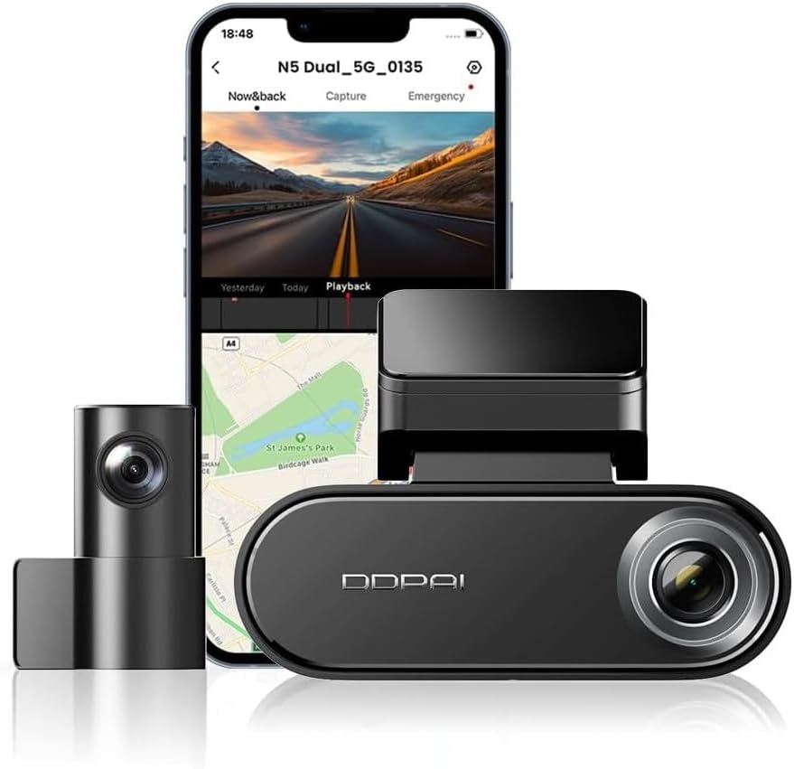 Fa Fairy Face DDPAI N5 Dual, 4K, Wi-Fi, GPS, AI 