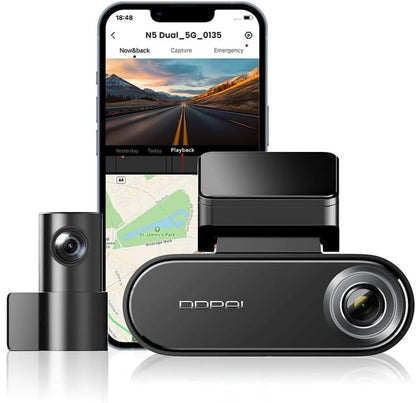 Fa Fairy Face DDPAI N5 Dual, 4K, Wi-Fi, GPS, AI 