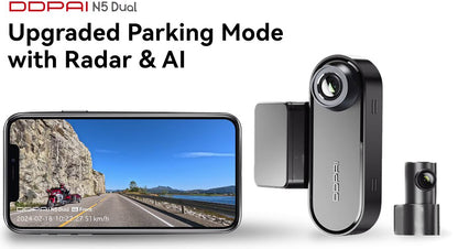 Fa Fairy Face DDPAI N5 Dual, 4K, Wi-Fi, GPS, AI 