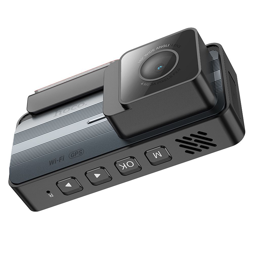 Auto Kamera Prednja Zadnja HOCO DV12, 2K, Wi-Fi, GPS, Ekran 3.69 inča