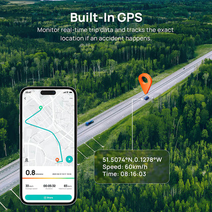 Auto kamera napred/nazad 70mai Dash Cam A510, 3K, GPS, Wi-Fi, Ekran 2 inča