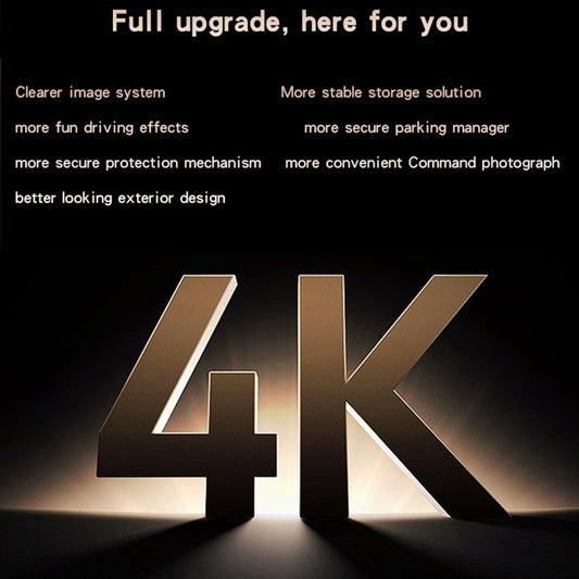 Auto Kamera Prednja Zadnja Yesido KM15, 4K, Wi-Fi, Ekran 2 inča