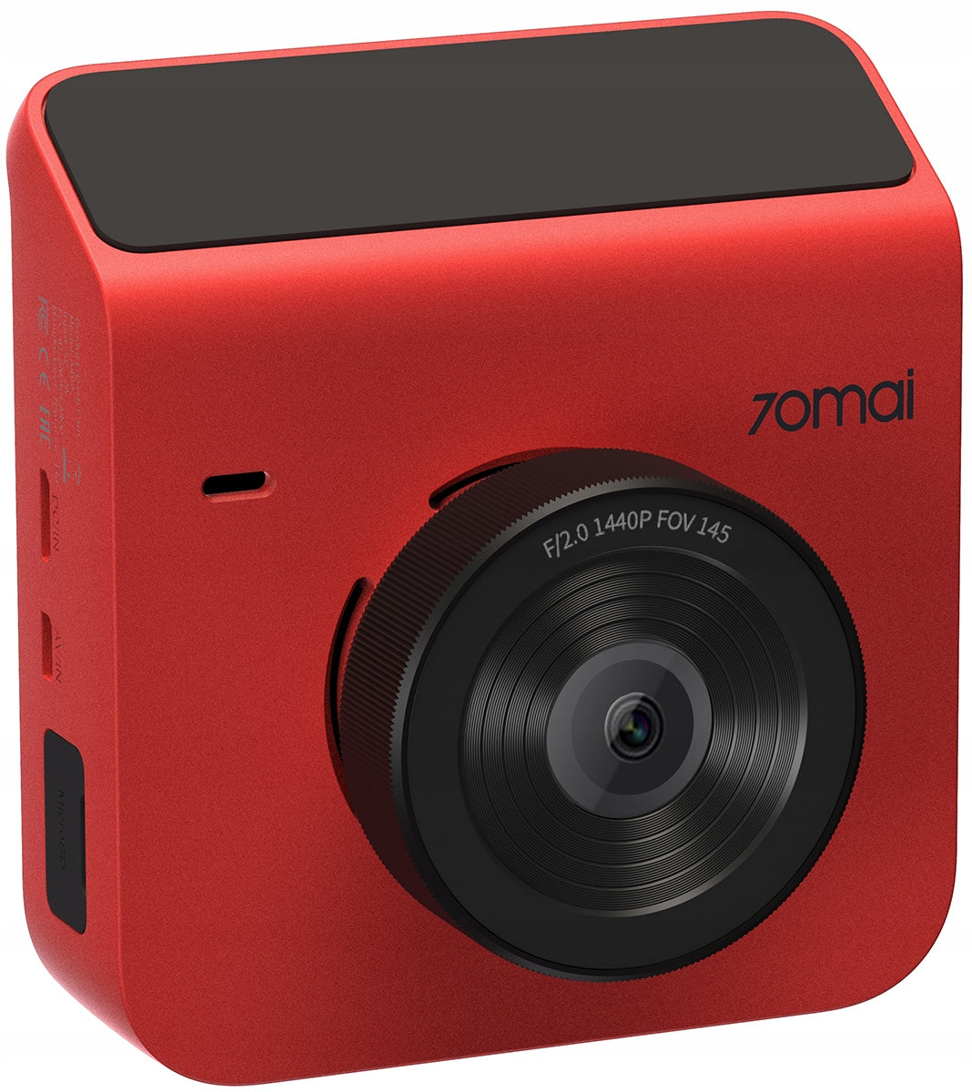 Auto kamera 70mai Dash Cam A400, 2K, Wi-Fi, Ekran 2 inča, Crvena
