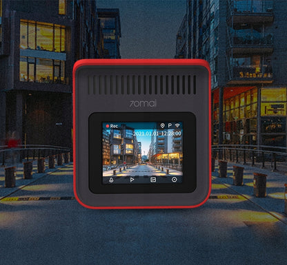 Auto kamera 70mai Dash Cam A400, 2K, Wi-Fi, Ekran 2 inča, Crvena