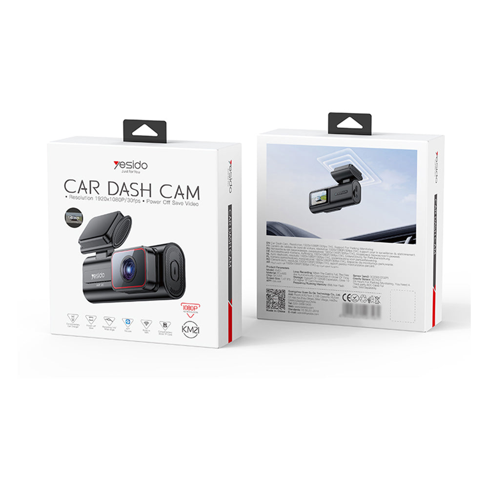 Auto kamera Yesido KM21, 1080P, Wi-Fi, Ekran 1.47 inča