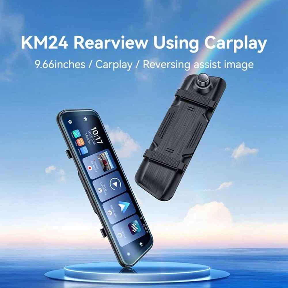 Auto kamera Yesido KM24 sa Carplay / Android Auto, 4K, Ekran 9.66 inča