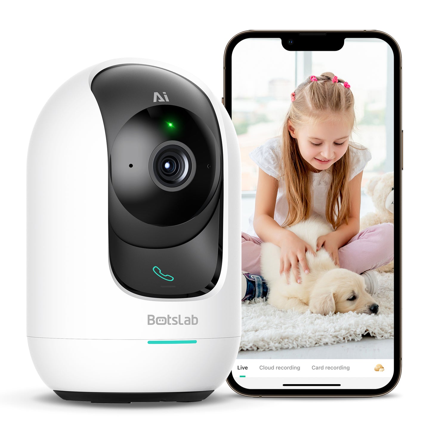 Surveillance Camera Botslab 2 Pro C221, Wi-Fi, 3K, Indoor 