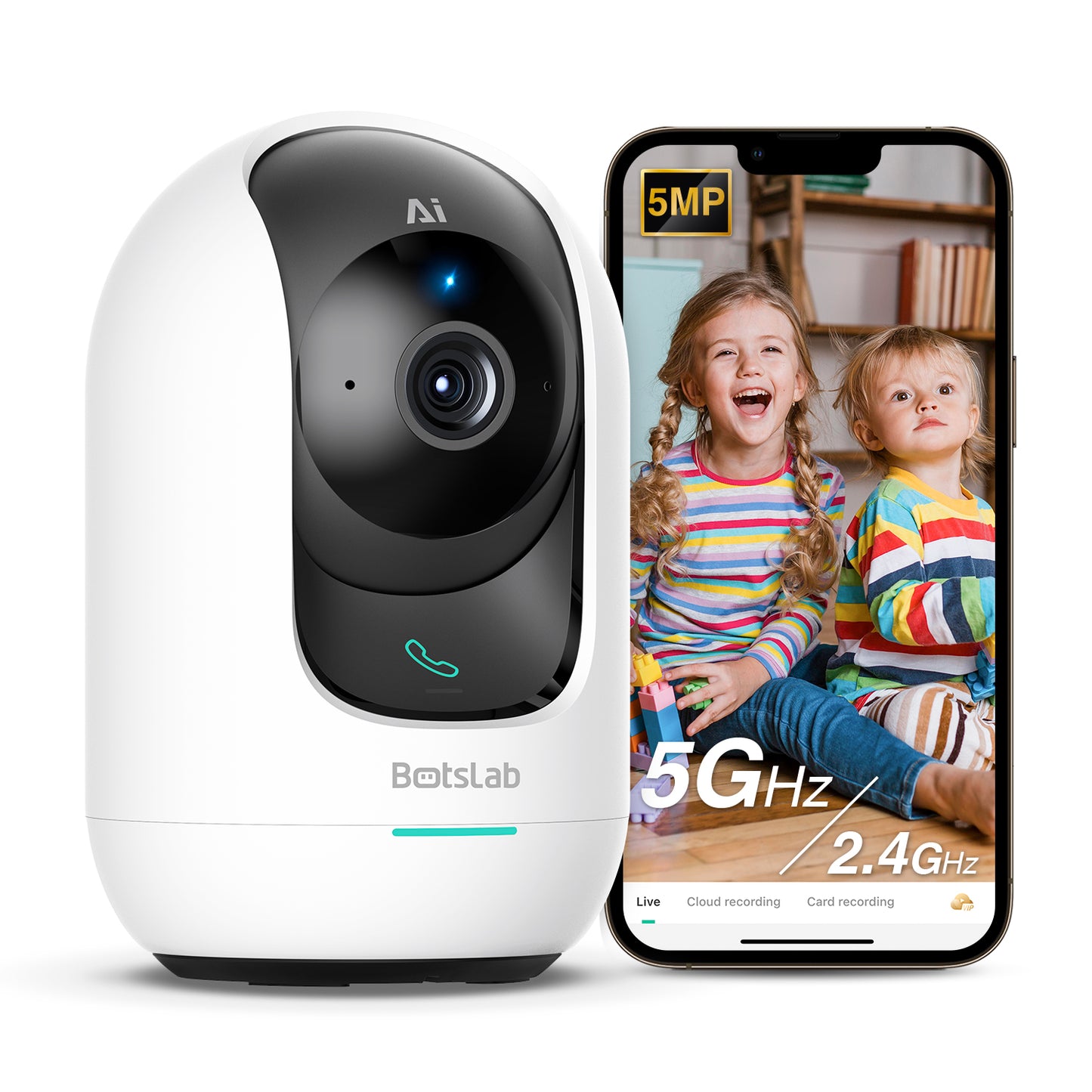Surveillance Camera Botslab 2 Pro C221, Wi-Fi, 3K, Indoor 