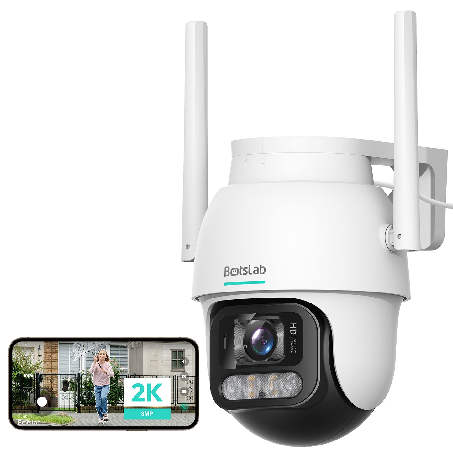 Kamera za Nadzor Botslab W311, Wi-Fi, 2K, IP66, Spoljašnja