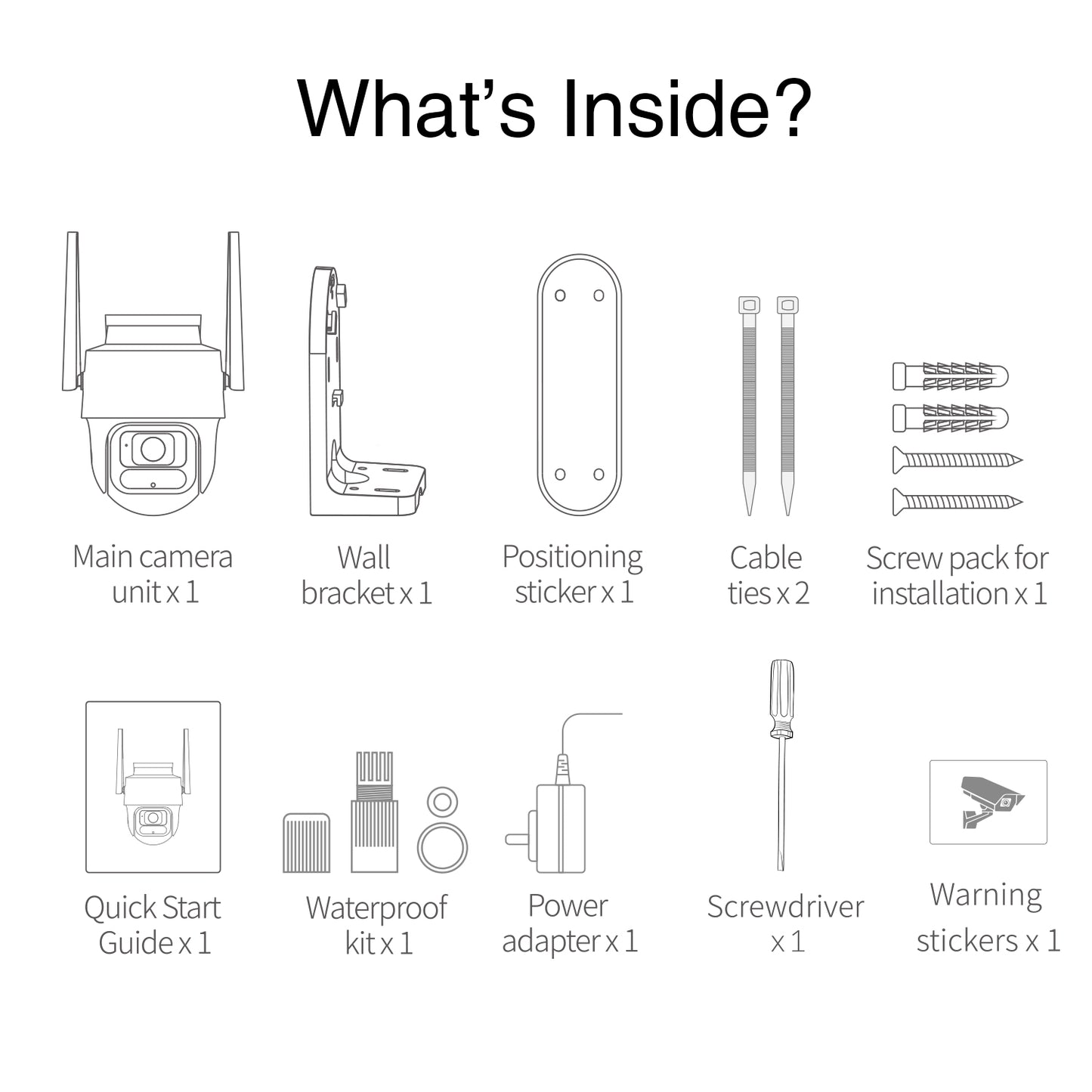 Kamera za Nadzor Botslab W311, Wi-Fi, 2K, IP66, Spoljašnja