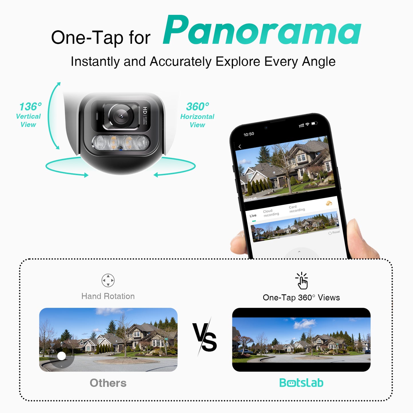 Kamera za Nadzor Botslab W311, Wi-Fi, 2K, IP66, Spoljašnja