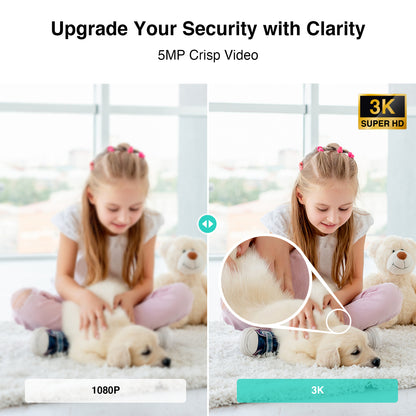 Surveillance Camera Botslab 2 Pro C221, Wi-Fi, 3K, Indoor 