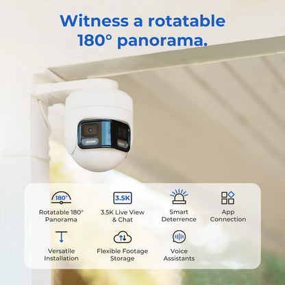 Kamera za nadzor iMILAB EC6 Panorama, Wi-Fi, 3.5K, IP66, Eksterijer CMSXJ115A