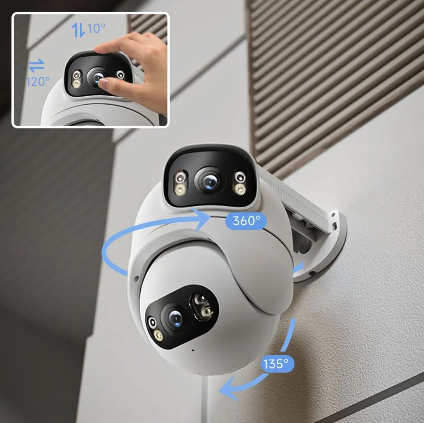 iMILAB Surveillance Camera iMILAB EC6 Dual, Wi-Fi, 2K, IP66, Outdoor CMSXJ68A 
