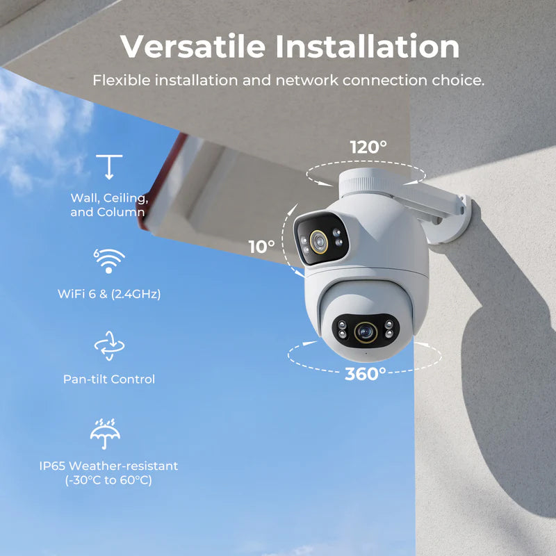Kamera za nadzor iMILAB EC6 Dual, Wi-Fi, 3K, IP66, Eksterijer CMSXJ68A